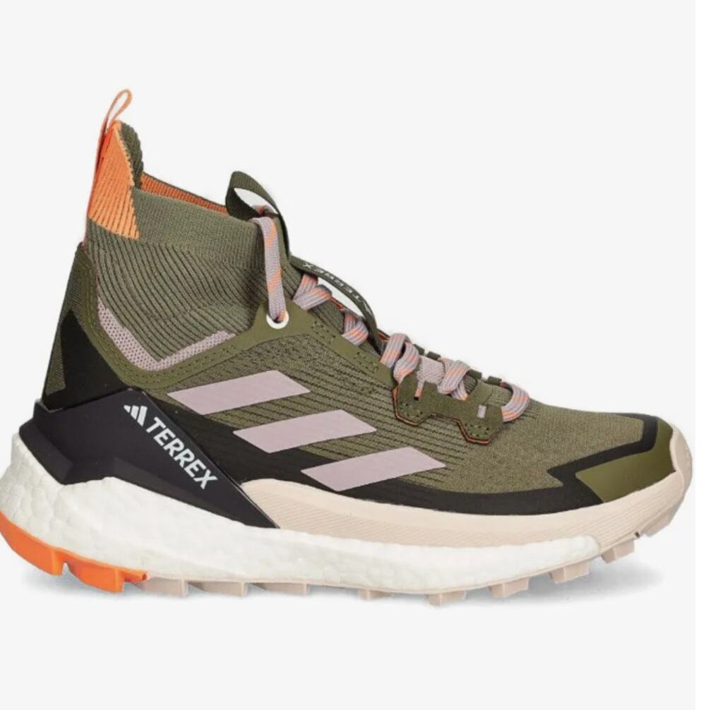 Adidas Olive Green Terrex Free Hiker Outdoor Sneakers Size 6.5